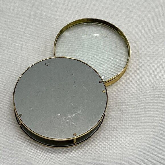 IBM Gold Magnifying Glass Paperweight Desk Vintage Rare 2.75 Inches - Picture 4 of 10